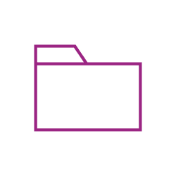 DocuSign folder icon violet DocuSign folder icon violet