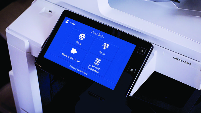 Scanner screen DocuSign Scanner screen DocuSign