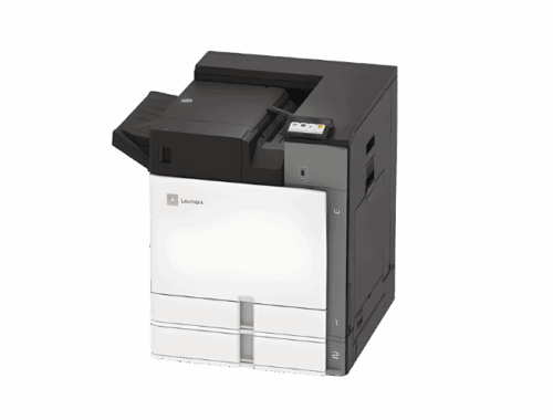 Imprimante de bureau couleur Lexmark CS963 vue de face