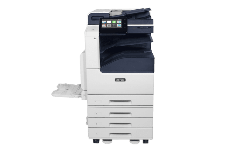 Xerox® VersaLink® C7100 serie, multifunctionele kleurenprinter Xerox® VersaLink® C7100 serie, multifunctionele kleurenprinter vooraanzicht