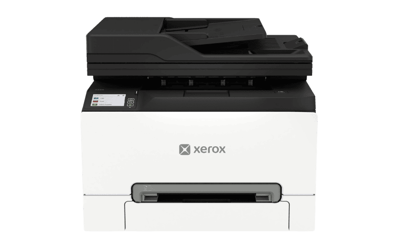 Vooraanzicht van de Xerox® C255a multifunctionele kleurenprinter